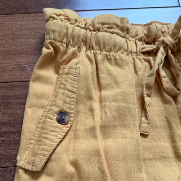 Loft Yellow Drawstring Pants - Picture 2 of 5
